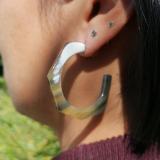 Horn ear studs