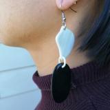 Elegant horn earrings